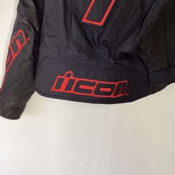 Icon Stage 2‎ Merc Motorcycle Jacket Black Size Large - Picture 10 of 11